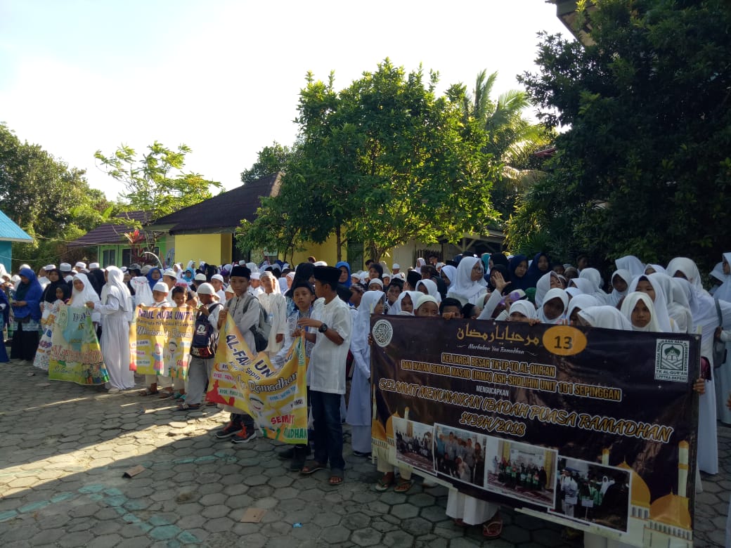 Sepinggan Menyambut Ramadhan dengan Pawai Taaruf